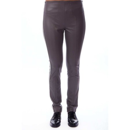 Female trousers, size 42, gray color-1