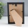 Photo frame plastic "Gallery" 10x15 cm black (plastic screen)