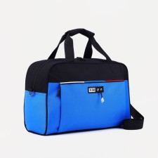 Board Road on Lightning, external pocket, suitcase holder, black/blue color