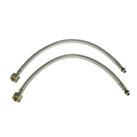 Accoona A4882G kitchen mixer, double -leaf, with flexible surge, white/chrome-3