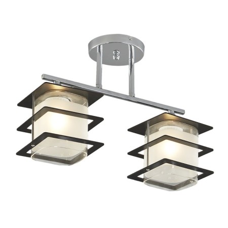 Ceiling lamp 2x60W E27, size 40.5x13x28 cm