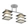 Ceiling lamp 2x60W E27, size 40.5x13x28 cm