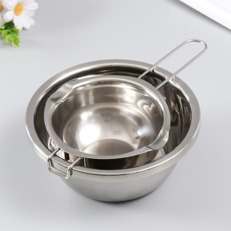 Set for melting candles 480 ml stainless steel 2 items