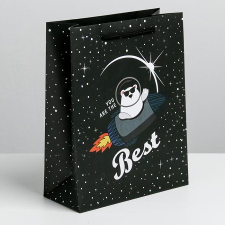 Gift laminated vertical, packaging, “space waits”, MS 18 x 23 x 10 cm-1