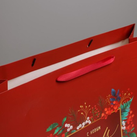 Laminated horizontal "luxury of magic", XL 49 x 40 x 19 cm, New Year-2