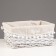 Stelly "bell" basket, 34x25x15 cm, white