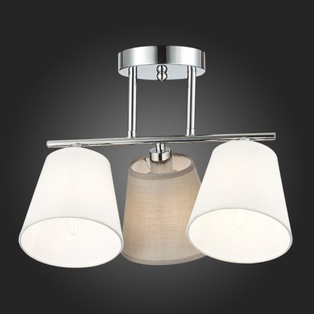 Ceiling EVOLUCE lamp. Sle300402-03. Prato. 3x40 W, E14, 37x25x31.5 cm, chromium color-2