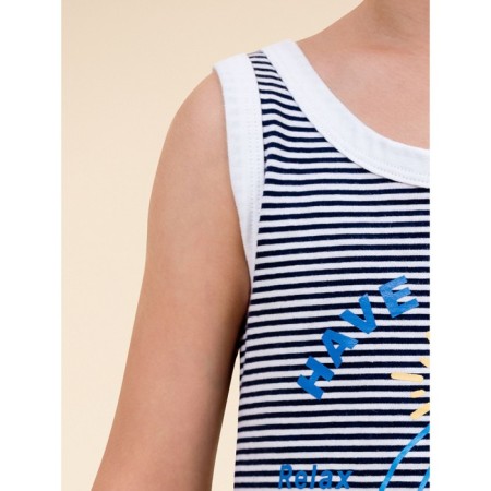 T-shirt for boys, height 104 cm, dark blue color-3