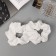 Hair elastic band "Orbit" (set 2 pcs) Ariadne Classic, 10 cm, white