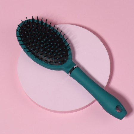 Massage comb, 7.5 × 24.5 cm, turquoise color-1