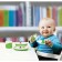 Set of cutlery for children's green
