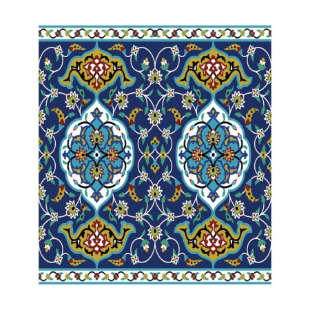 Set of napkins for setting the east pattern, rectangular, size 32x46 cm, 4 pcs-2