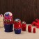 Matryoshka 5 puppet "Nastya" chamomile, 17-18cm, manual painting.