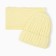 Kit for children (hat, snood), yellow color, size 54-56