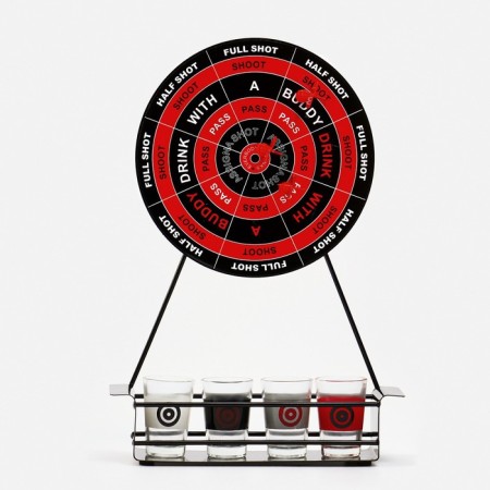 The game "Drunk darts", target D-20 cm, 4 piles, 4 darts, 41.5 x 19 x 20 cm-1