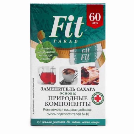 Заменитель сахара ФитПарад на эритр. и стевии №10 стики 30г-1