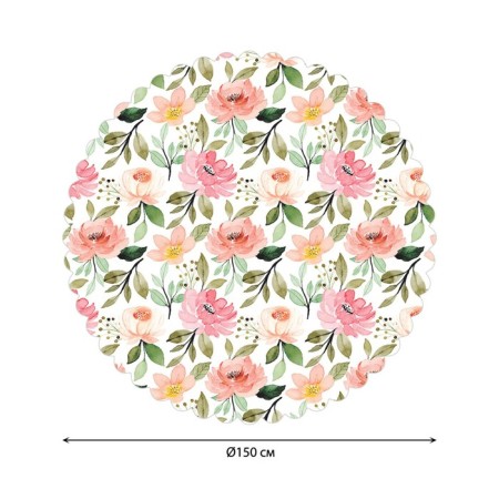 The tablecloth "Gifts of Flora", Round, Saten, D = 150 cm