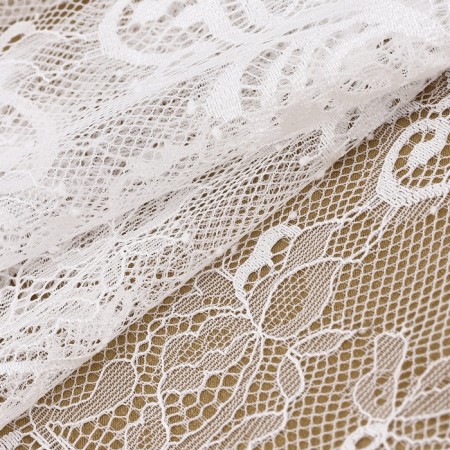 Lace cilia, 175 mm × 3 ± 0.5 m, white color-1