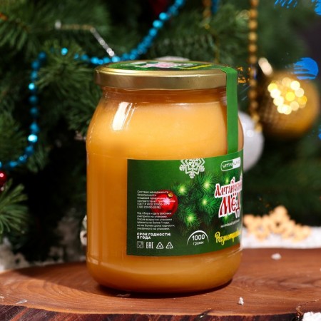 New Year's honey Altai Vitamuno Vitamuno, branch, 1000 g-1