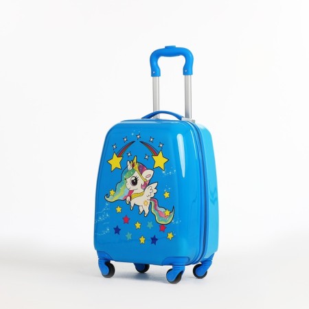 Baby suitcase 27 l (s), lightning department, blue color