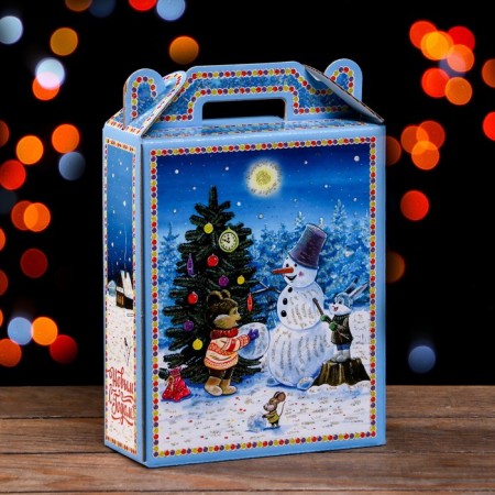 Gift box "The holiday comes to us" 16.8 x 7 x 25 cm-1