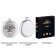 Flaw for alcohol and water "USSR", stainless steel, round, gift, 150 ml