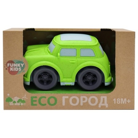 Eco-machine Funky Toys, Green Color, 15 cm-1