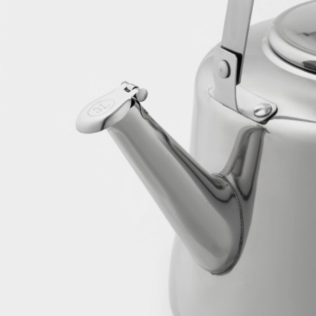 Teapot of stainless steel "Tchaikovsky", 3 l, chrome color-2