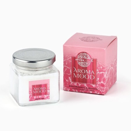Aromatic candle "Aroma Mood", aroma white tea-3