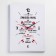 Carting clock, interior "Mom Rules", 30 x 40 cm, on canvas, silent