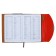 Deliciper of Leduced A5, 140 sheets in a cage, leatherette cover, mix