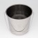 A bucket with a lid, 19 liters, a measured scale, stainless steel