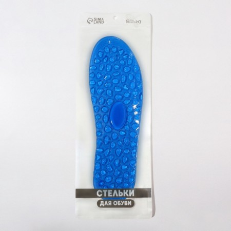Insoles (silicone, polyester) University 35-40p-r 25cm (pair) gray/this package SS-4