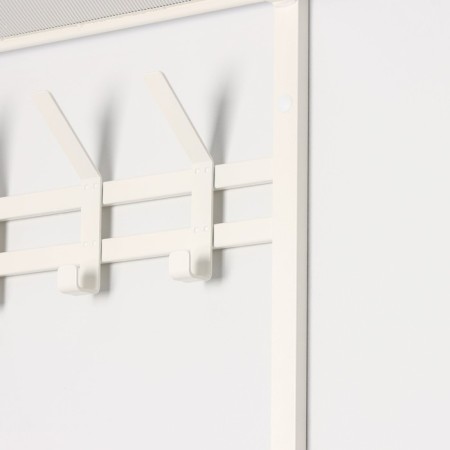 A hanger with a shelf of the 2-tier “Toronto 22”, 67 × 27 × 58.5 cm, white color-2