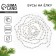Beads for the Christmas tree New Year, for the New Year, 3 m., Silver color