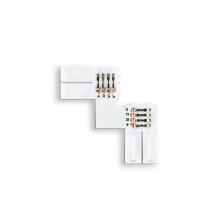 Corner L for LED tape 5050 12/24V (4 contacts) GS6701, 10 pcs