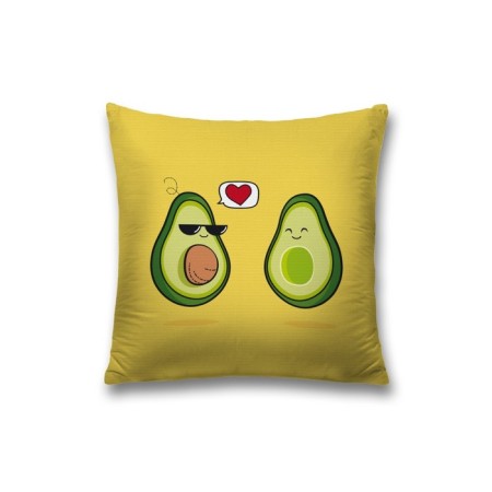 Decorative pillowcase "Avocado lovers", on a zipper, size 45x45 cm