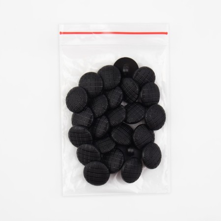 Button on the leg, d = 15 mm, the color is black-3