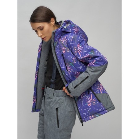 Ski suit, size 44, purple color-8