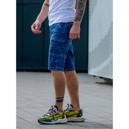 Male shorts, size 50, blue color-2