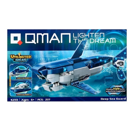 Designer Fortal ideas "Shark", 3 in 1, 237 details-4