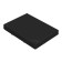 A4, 500MKM, calligrata elastic band on elastic band, root of 25 mm, up to 230 sheets, embossing "sand", black