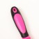Pucoproding Plastic soft with rounded teeth, medium, 9.5 x 16 cm, pink