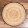 Wicker table, 40x40x41 cm, col. black