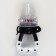 Nibbler for feeding “I love to eat”, with silicone mesh, black and white color