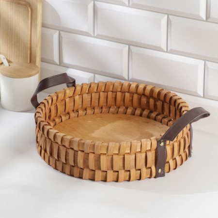 Breakfast Breeds Breakfast Prints “array”, with handles made of artificial leather, d = 29 cm-1