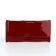 Women's wallet on a magnet, burgundy color