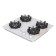 Hon surface Delvento V60N41C011, gas, 4 burners, white