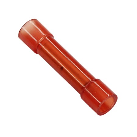 Connective sleeve isolated L-27.3 mm nylon 0.5-1.5 mm² (GSI) 1.5/GSI-N 0.5-1.5) red