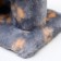 Claw "slide" mini-version, 29 x 14 x 14 cm, carpet, gray with paws